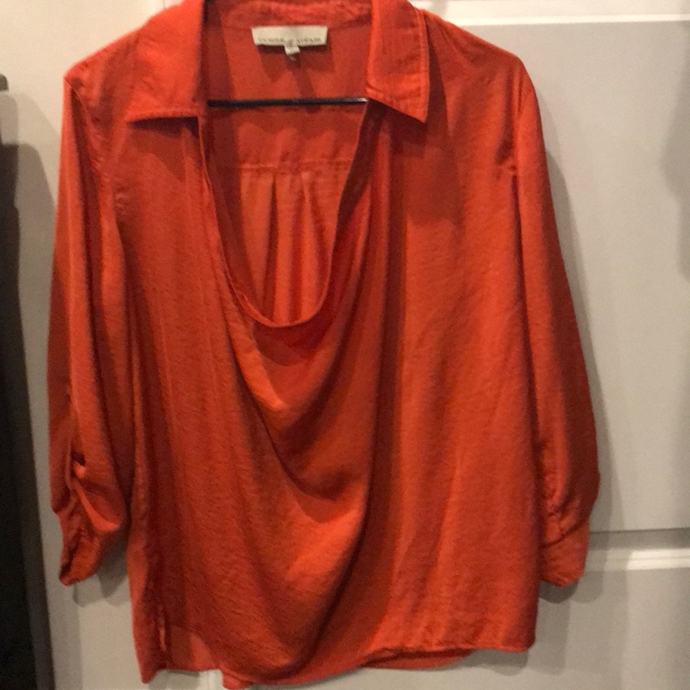 Cowl neck blouse from Nordstrom